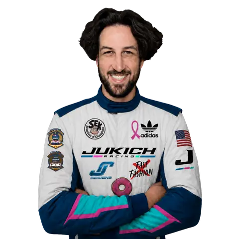 Jeremy Jukich in Jukich Racing suit